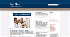 Desktop Screenshot of apex-math.com